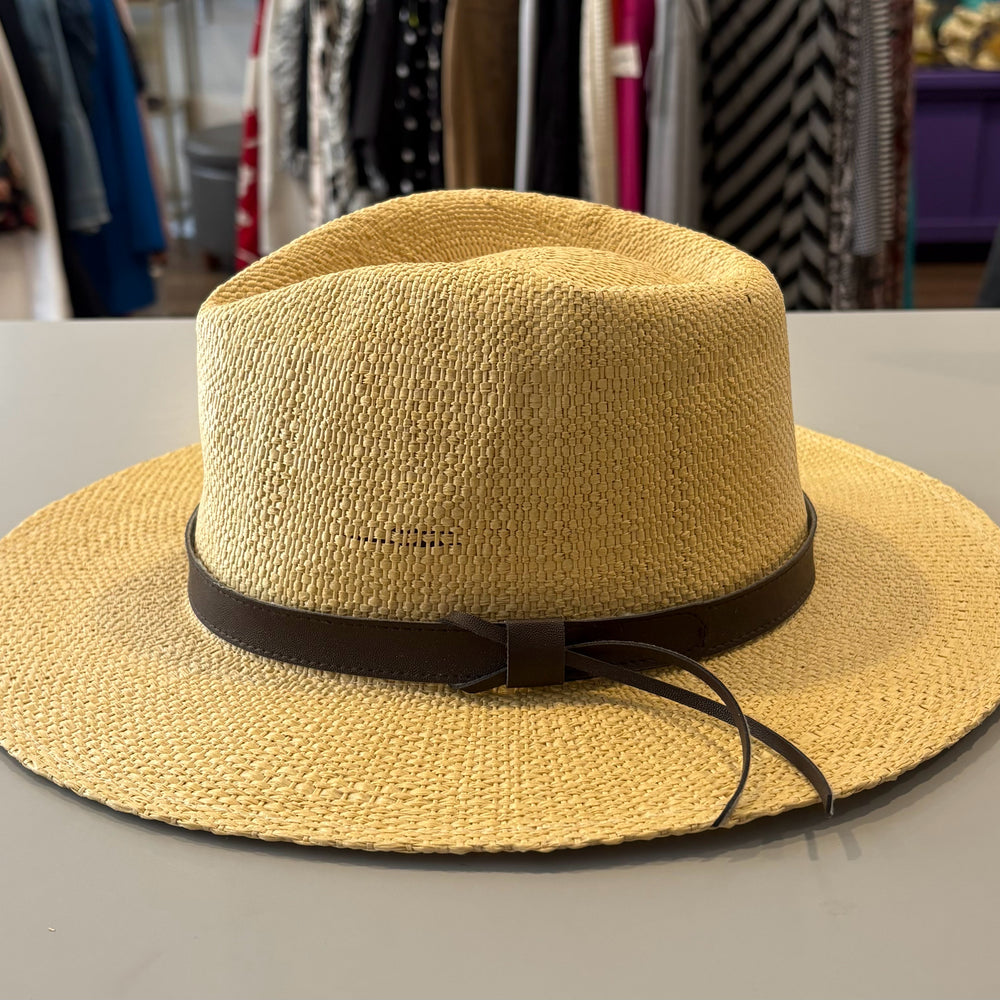 SCALA Tan Straw Hat