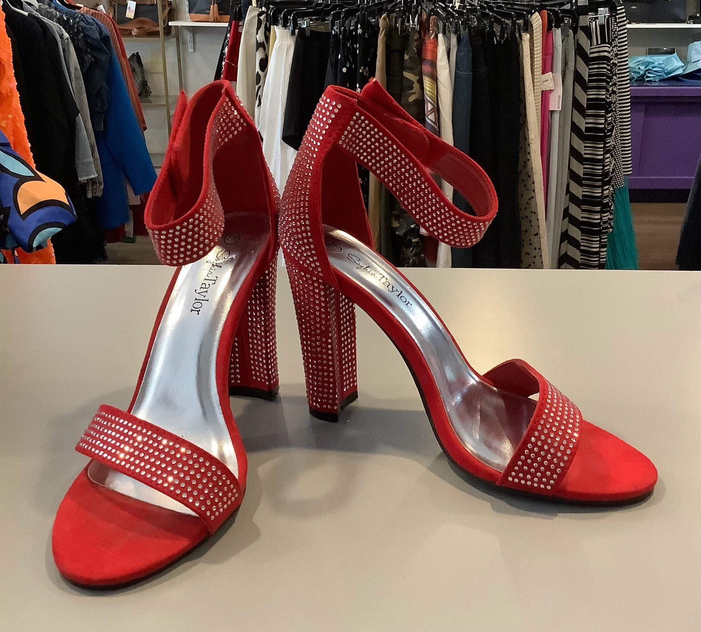 7W Sophia Taylor Block Heels