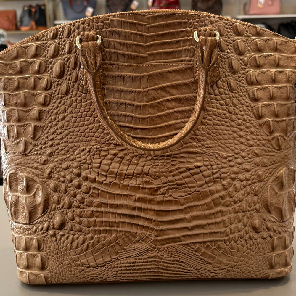 
                      
                        RARE Brahmin Champagne Large Duxbury Satchel Bag
                      
                    