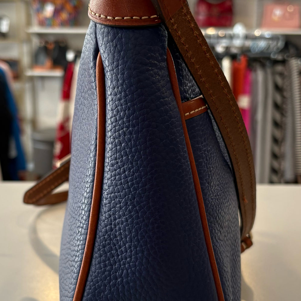 
                      
                        Dooney & Bourke Pebble Grain Small Kimberly Crossbody in Midnight Blue
                      
                    
