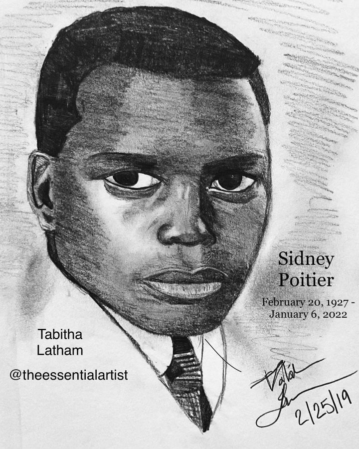 Sidney Poitier Artwork