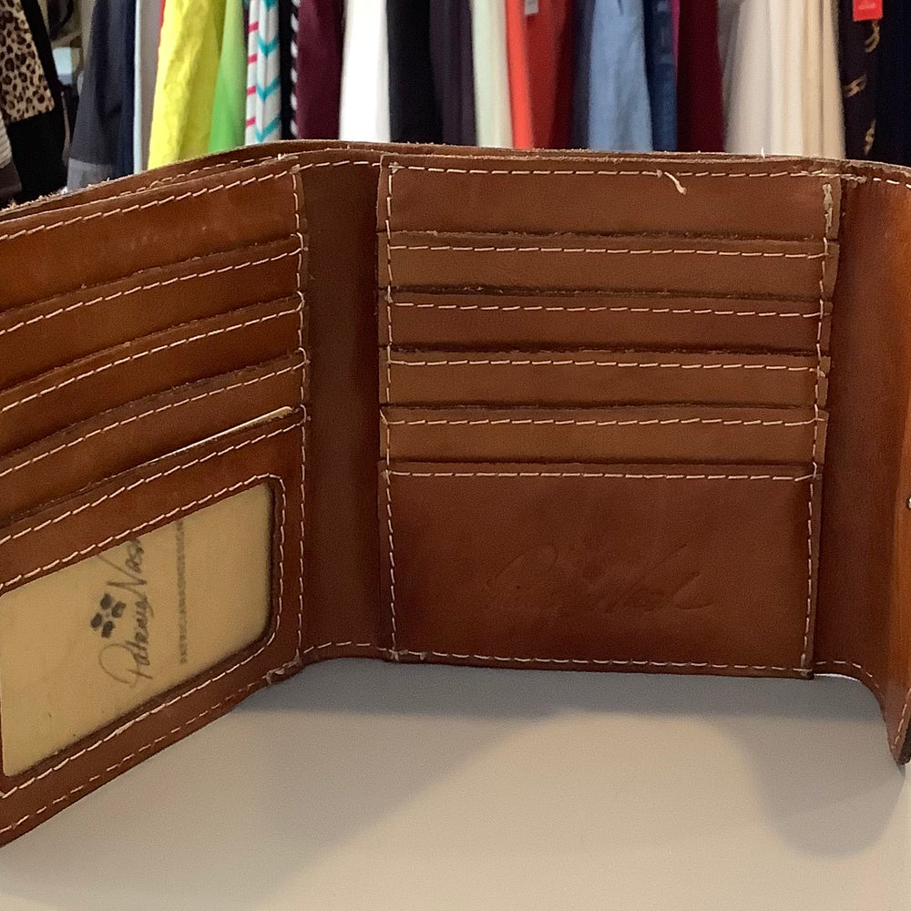 
                      
                        Patricia Nash Burnished Tooled Leather Wallet
                      
                    