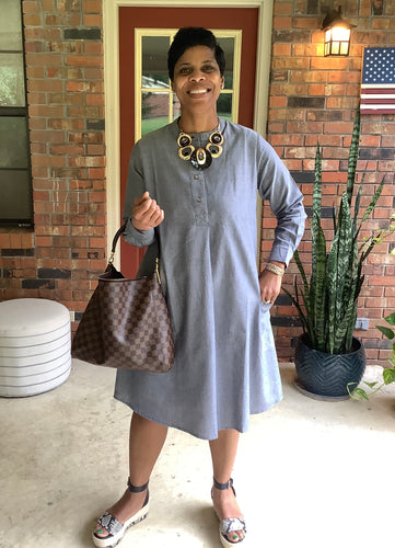 Gray Dress