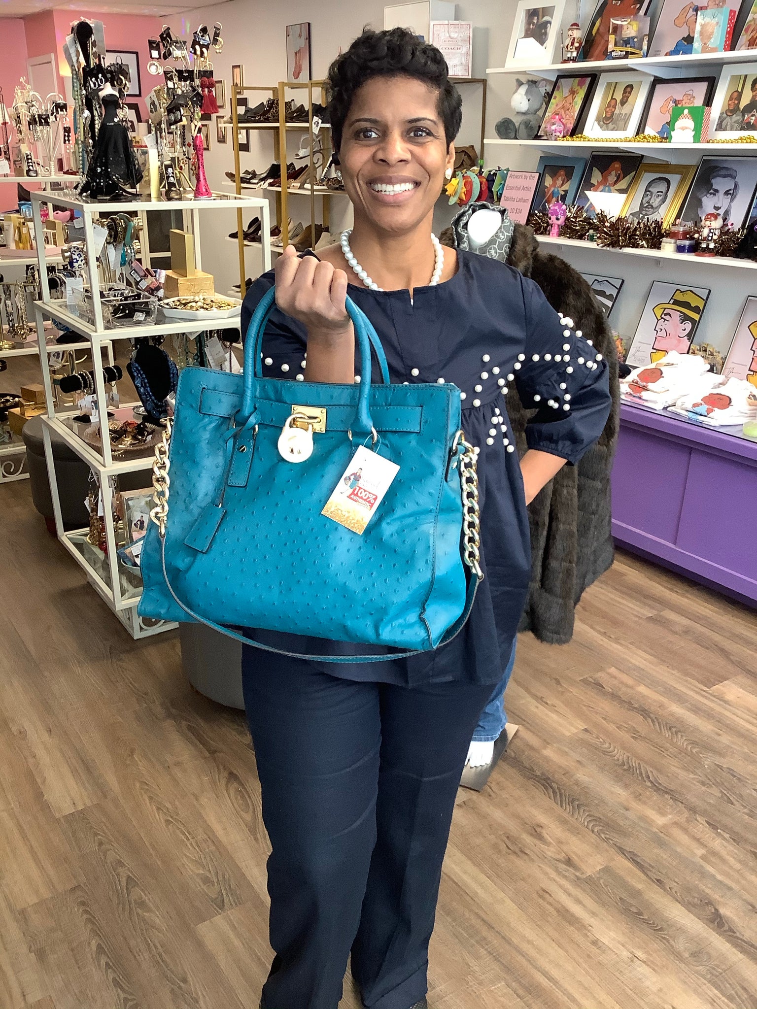 Michael kors large clearance hamilton tote sale