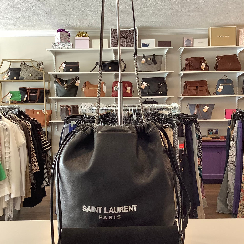 
                      
                        YSL Lambskin Teddy Drawstring Bag
                      
                    