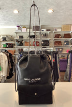 Load image into Gallery viewer, YSL Lambskin Teddy Drawstring Bag