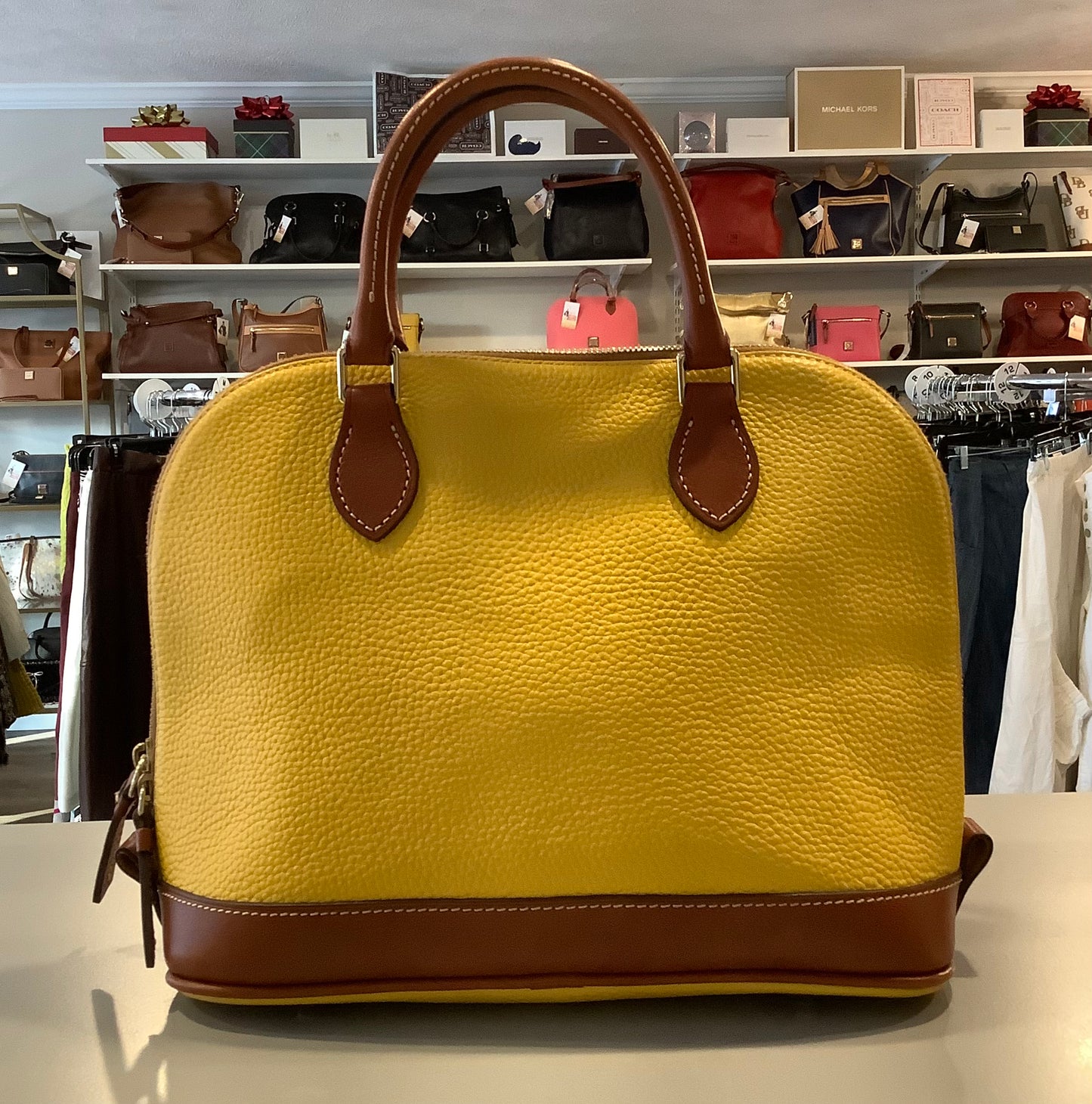 Dooney and Bourke Pebble Zip Satchel