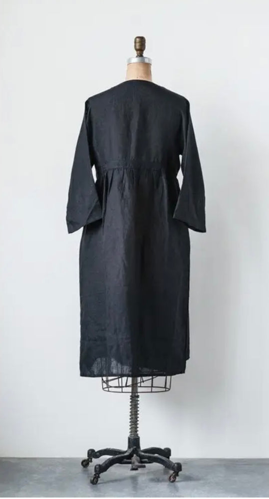 
                      
                        Black  Linen Dress
                      
                    