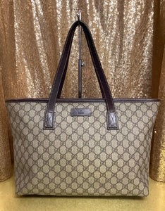 signature tote brown