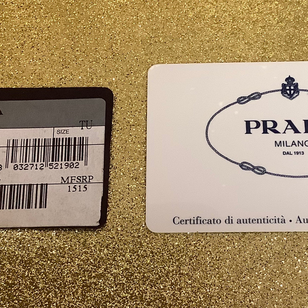 
                      
                        Prada Black Nylon Lizard Trim Pocket Frame Bag BR2842
                      
                    